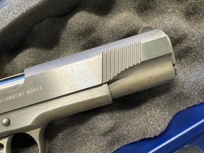 Colt Government Model 1911 5” bbl. .45 ACP. Brushed Stainless Steel - Image 10 of 25