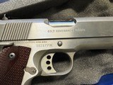 Colt Government Model 1911 5” bbl. .45 ACP. Brushed Stainless Steel - Image 4 of 25