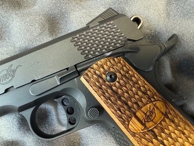 Near new striking Kimber Raptor II Compact semi automatic .45acp. 4”bbl. - Image 6 of 18