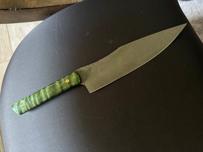 Stunning Half Face Blades 8” Chefs Knife - Image 1 of 16