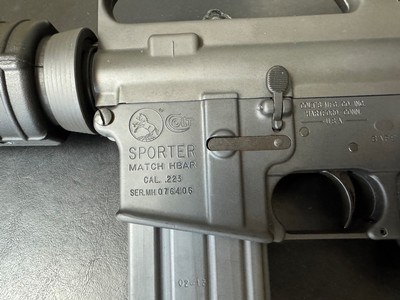 Very cool Colt Pre-Ban Match HBAR Sporter Semi Automatic Rifle - Image 12 of 24