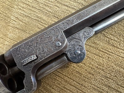 Gustave Young engraved Colt Model 1849 Deluxe - Image 5 of 25