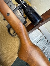 Scarce Near new EXCEPTIONALRuger Mini 30 7.62x39mm. semiautomatic rifle w/scope and sling - Image 4 of 25