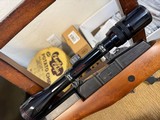 Scarce Near new EXCEPTIONALRuger Mini 30 7.62x39mm. semiautomatic rifle w/scope and sling - Image 9 of 25