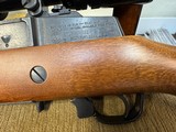 Scarce Near new EXCEPTIONALRuger Mini 30 7.62x39mm. semiautomatic rifle w/scope and sling - Image 5 of 25
