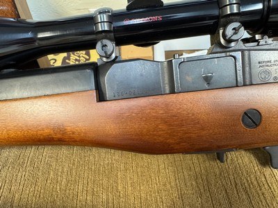 Scarce Near new EXCEPTIONALRuger Mini 30 7.62x39mm. semiautomatic rifle w/scope and sling - Image 6 of 25