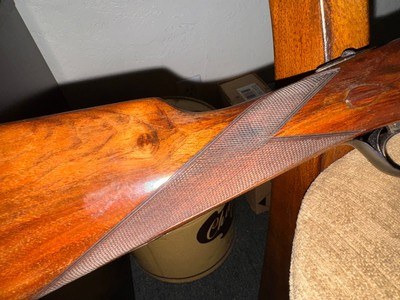 Scarce and outstanding Highly regarded Union Armera Model 214 12 gauge side lock SxS shotgun. - Image 8 of 25