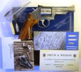 Smith & Wesson 66-1 K-Frame 4 Inch .357 Mag Walnut Cased Set w/ Knife. Missouri State Highway Patrol 50th Anniversary - 3 of 12