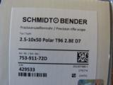 Schmidt Bender T96 Polar Scope 2.5-10x50mm - NEW - Free Shipping AND: - 4 of 5