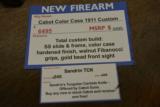 Cabot 1911 W/ Color Case Finish - NEW - 7 of 11