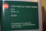 Leica Visus 2.5-10x42 Scope - Dealer Sample LNIB - Glossy - 1 of 5