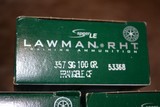 Speer Lawman RHT 357 Sig 100 Gr Frangible - 250 rds - 1 of 5