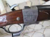 James Purdey (Alex Henry Patent) falling block single shot rifle 577 Express - 7 of 15