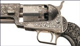   Engraved and Silver Plated
1851 Navy Percussion Revolver - 3 of 7