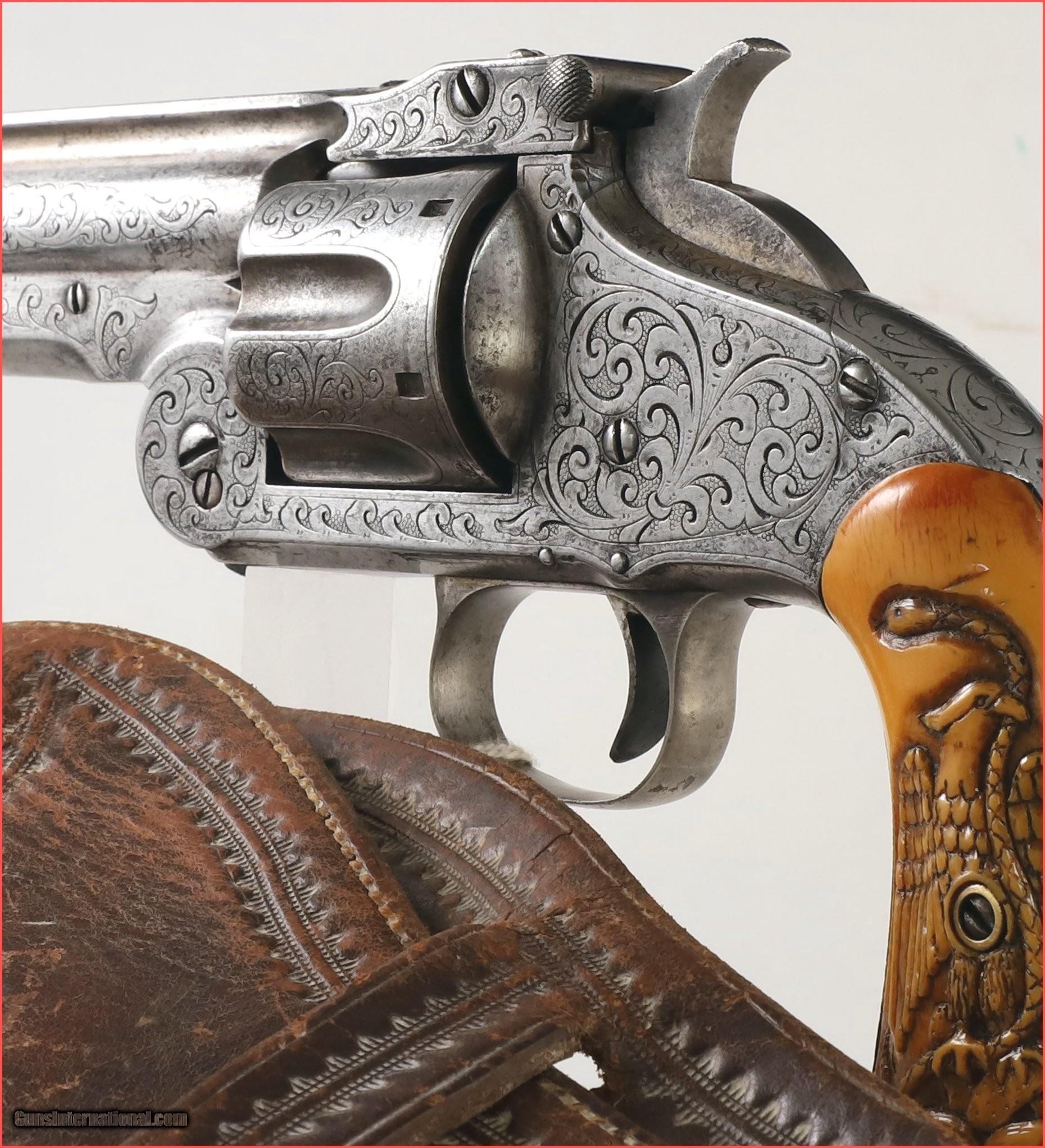 Engraved Smith & Wesson, American 2nd. Model Revolver for sale