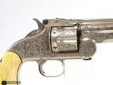 A Great Looking Smith & Wesson First Model American, Colorful, Engraved with Strong Original Finish. - 7 of 9