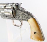 Stunning Nimschke Style New York Engraved Smith & Wesson Model 3, First Model Russian Single Action. - 10 of 11