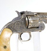 Stunning Nimschke Style New York Engraved Smith & Wesson Model 3, First Model Russian Single Action. - 4 of 11