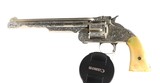 Stunning Nimschke Style New York Engraved Smith & Wesson Model 3, First Model Russian Single Action. - 1 of 11