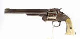 FIRST MODEL SMITH & WESSON, HOLSTERED, c1872 and HISTORICALLY LETTERED, - 7 of 10