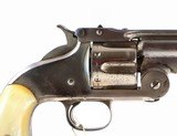 FIRST MODEL SMITH & WESSON, HOLSTERED, c1872 and HISTORICALLY LETTERED, - 3 of 10