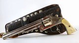 FIRST MODEL SMITH & WESSON, HOLSTERED, c1872 and HISTORICALLY LETTERED,