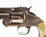 FIRST MODEL SMITH & WESSON, HOLSTERED, c1872 and HISTORICALLY LETTERED, - 4 of 10