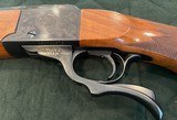 Ruger No. 1 Engraved Rifle in 7x57 With Beautiful Wood in 7x57 built in 1977 Early Red Pad Variation - 7 of 14