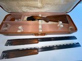 Belgian Browning Superposed .410 .28GA Two Barrel 28" Barreled Set, LTRK, Cased, Excellent Plus Overall Condition - 4 of 15