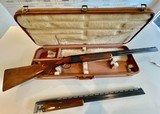 Belgian Browning Superposed .410 .28GA Two Barrel 28" Barreled Set, LTRK, Cased, Excellent Plus Overall Condition - 2 of 15