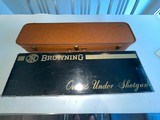 Belgian Browning Superposed European model 12 GA 30" Barrels RKLT w/ Box, Case weighing only 7lbs 6ozs As New! - 14 of 14