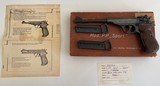 Walther PP Sport "C" .22 Target Pistol with Original Box and two Magazines - 1 of 14
