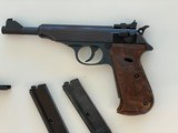 Walther PP Sport .22 w/ 6" Barrel, Barrel Weight, 2 Mags, Walther Literature & Test Target- made in 1968 so C&R eligible - 5 of 12