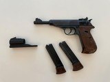 Walther PP Sport .22 w/ 6" Barrel, Barrel Weight, 2 Mags, Walther Literature & Test Target- made in 1968 so C&R eligible - 4 of 12