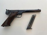 Hi Standard Model "E".22 LR Target Pistol with King Target Sights Front & Rear. Top of the Line High Standard. - 1 of 13