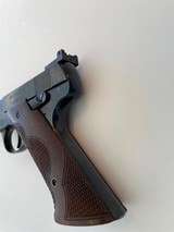 Hi Standard Model "E".22 LR Target Pistol with King Target Sights Front & Rear. Top of the Line High Standard. - 9 of 13