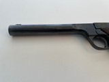 Hi Standard Model "E".22 LR Target Pistol with King Target Sights Front & Rear. Top of the Line High Standard. - 5 of 13
