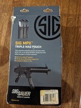 sig sauer triple mag pouch with 3-30 rd. magazines for MPX/ 9m/m - 2 of 2