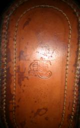 Abercrombie&Fitch leg of mutton leather takedown case ' rare and hard to find - 3 of 15