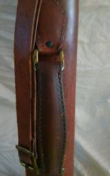 Abercrombie&Fitch leg of mutton leather takedown case ' rare and hard to find - 8 of 15