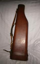 Abercrombie&Fitch leg of mutton leather takedown case ' rare and hard to find - 10 of 15