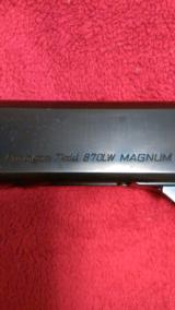 Remington Wingmaster
870 lightweight magnum 20 GAUGE 28 inch vent with Remington tubes and extra 28inch Remington l.w. mag barrel choked modified
- 5 of 8