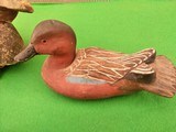 WOODEN DUCK DECOYS 7 TOTAL Louisiana And 1 OLD FACTORY CANVASBACK DRAKE
- 4 of 11