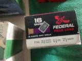 16 Gauge FEDERAL,WINCHESTER,REMINGTON AND FIOCCHI,FACTORY SHOTGUN SHELLS
- 5 of 11