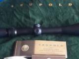 Leupold VX-3 6.5- 20 x 40mm Adj. Obj. Varmint Hunters Recticle Matte-1" tube as new in the box with the paperwork Super nice rifle scope - 1 of 9