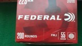 600 ROUNDS OF FACTORY 5.56 & ,223 REMINGTON 55 GRAIN AMMO, FEDERAL AND WINCHESTER - 2 of 2