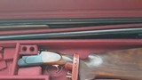 MAROCCHI- CONTRAST- 12 GA.- 2 BARREL SET LEATHER CASED- RARE HIGH QUALITY PIGEON OVER AND UNDER MFG IN 1982 ,BEST QUALITY ! - 3 of 11