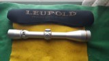 LEUPOLD VARI -X III 3.5 x - 10 - 40 mm SILVER > DUPLEX RETICLE < 1 INCH MAIN TUBE. VERY HIGH CONDITION - 1 of 12