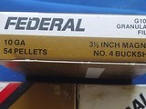 10 gauge* FEDERAL PREMIUM #4 BUCK 3&1/2