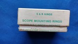 S&K *SCOPE MOUNTING RINGS #H1ME * MEDIUM 1